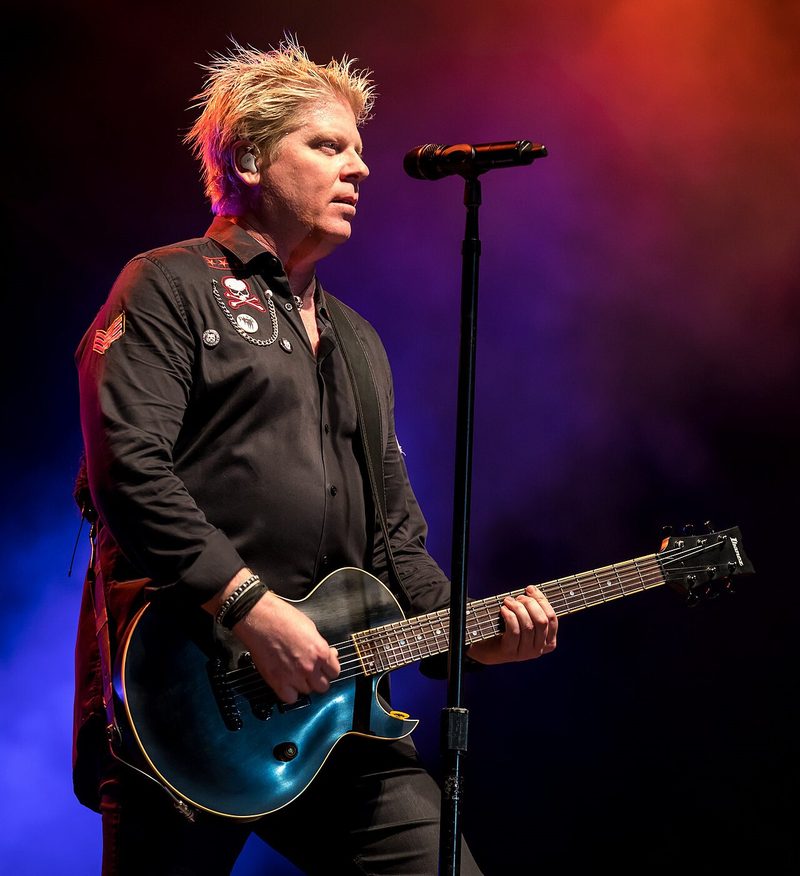 Dexter Holland with his Ibanez guitar at River City Rockfest, San Antonio, Texas, 27 May 2017.